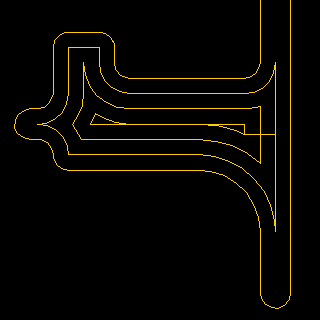 Stroke Dissolve in Router Path