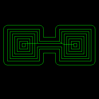 Stroke Dissolve in Router Path